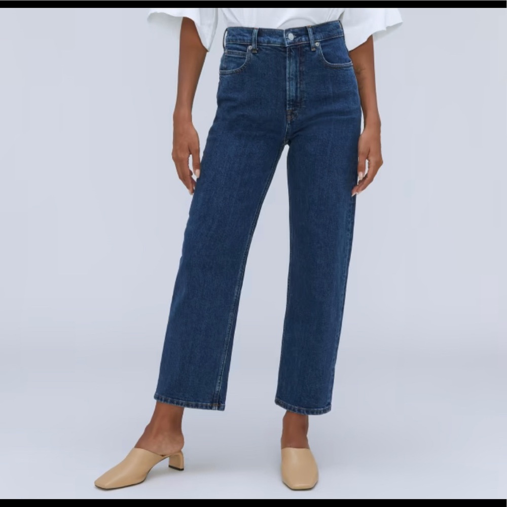Everlane Way High, vintage indigo